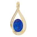Oval Boulder Opal 103_Yellow Gold_Oval