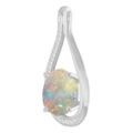 Oval Boulder Opal 105_Sterling Silver_Oval