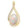 Oval White Opal 1_Yellow Gold_Oval Oval White Opal 1_Yellow Gold_Oval
