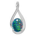 Oval Opal Triplet 67_Sterling Silver_Oval Oval Opal Triplet 67_Sterling Silver_Oval