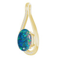Oval Opal Triplet 67_Yellow Gold_Oval Oval Opal Triplet 67_Yellow Gold_Oval