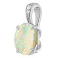 Oval Boulder Opal 95_White Gold_Oval Oval Boulder Opal 95_White Gold_Oval