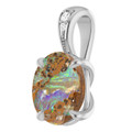 Oval Boulder Opal 101_White Gold_Oval Oval Boulder Opal 101_White Gold_Oval