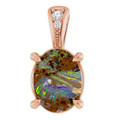 Oval Boulder Opal 101_Rose Gold_Oval Oval Boulder Opal 101_Rose Gold_Oval