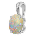 Oval Boulder Opal 105_White Gold_Oval Oval Boulder Opal 105_White Gold_Oval