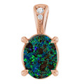 Oval Boulder Opal 108_Rose Gold_Oval Oval Boulder Opal 108_Rose Gold_Oval