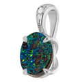 Oval Boulder Opal 108_Sterling Silver_Oval Oval Boulder Opal 108_Sterling Silver_Oval