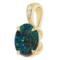Oval Boulder Opal 108_Yellow Gold_Oval Oval Boulder Opal 108_Yellow Gold_Oval