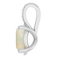 Oval White Opal 116_Sterling Silver_Oval Oval White Opal 116_Sterling Silver_Oval