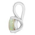 Round White Opal 120_White Gold_Round Round White Opal 120_White Gold_Round