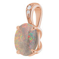 Oval Black Opal 121_Rose Gold_Oval Oval Black Opal 121_Rose Gold_Oval