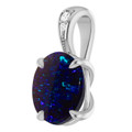 Oval Black Opal 122_Sterling Silver_Oval Oval Black Opal 122_Sterling Silver_Oval