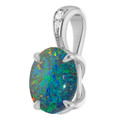 Oval Opal Triplet 136_Sterling Silver_Oval Oval Opal Triplet 136_Sterling Silver_Oval