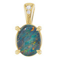 Oval White Opal 141_Yellow Gold_Oval Oval White Opal 141_Yellow Gold_Oval