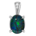 Oval Opal Triplet 149_Sterling Silver_Oval Oval Opal Triplet 149_Sterling Silver_Oval