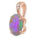 Oval Black Opal 76_Rose Gold_Oval