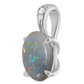 Oval Black Opal 12_Sterling Silver_Oval Oval Black Opal 12_Sterling Silver_Oval