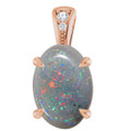 Oval Black Opal 12_Rose Gold_Oval Oval Black Opal 12_Rose Gold_Oval