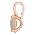 Oval White Opal 14_Rose Gold_Oval Oval White Opal 14_Rose Gold_Oval