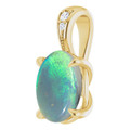 Oval Black Opal 16_Yellow Gold_Oval Oval Black Opal 16_Yellow Gold_Oval