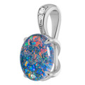 Oval Opal Triplet 59_Sterling Silver_Oval Oval Opal Triplet 59_Sterling Silver_Oval