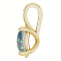 Oval Opal Triplet 69_Yellow Gold_Oval Oval Opal Triplet 69_Yellow Gold_Oval