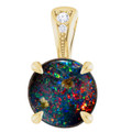Round Boulder Opal 47_Yellow Gold_Round Round Boulder Opal 47_Yellow Gold_Round