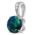 Round Black Opal 54_White Gold_Round Round Black Opal 54_White Gold_Round