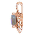 Oval Black Opal 76_Rose Gold_Oval