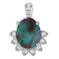 Oval Boulder Opal 96_Sterling Silver_Oval