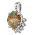 Oval Boulder Opal 107_Sterling Silver_Oval