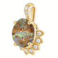 Oval Boulder Opal 107_Yellow Gold_Oval