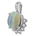 Oval Boulder Opal 112_Sterling Silver_Oval