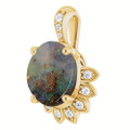 Oval Boulder Opal 113_Yellow Gold_Oval