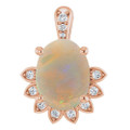 Oval White Opal 117_Rose Gold_Oval