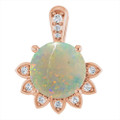 Round White Opal 120_Rose Gold_Round
