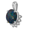 Oval Opal Triplet 131_Sterling Silver_Oval