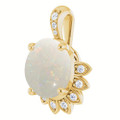 Oval White Opal 143_Yellow Gold_Oval