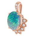 Oval Black Opal 6_Rose Gold_Oval