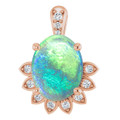 Oval Black Opal 16_Rose Gold_Oval