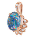 Oval Opal Triplet 60_Rose Gold_Oval
