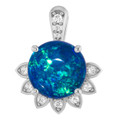 Round Black Opal 49_Sterling Silver_Round