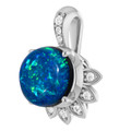 Round Black Opal 49_Sterling Silver_Round