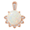 Round White Opal 57_Rose Gold_Round