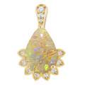 Teardrop Pipe Opal 39_Yellow Gold_Teardrop