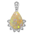 Teardrop Pipe Opal 39_Sterling Silver_Teardrop