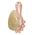 Teardrop Pipe Opal 39_Rose Gold_Teardrop