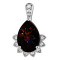 Teardrop Boulder Opal 40_Sterling Silver_Teardrop