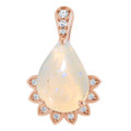 Teardrop White Opal 43_Rose Gold_Teardrop