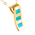 LEYENDA 14KT YELLOW GOLD OPAL NECKLACE